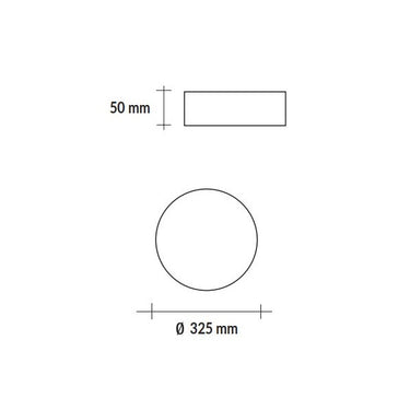 Vivida dasy round ceiling lamp 24w 4000k white Vivida luce Plafoniere